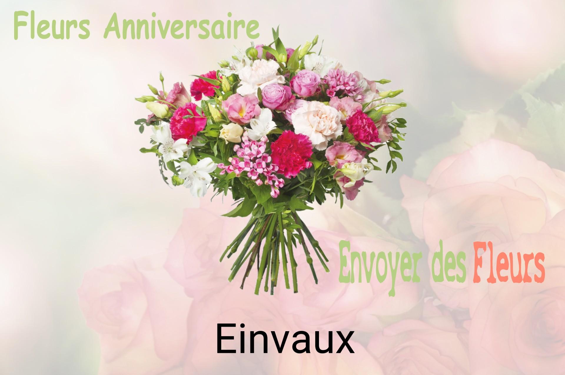 Bouquet de fleurs d’anniversaire livré à Einvaux
