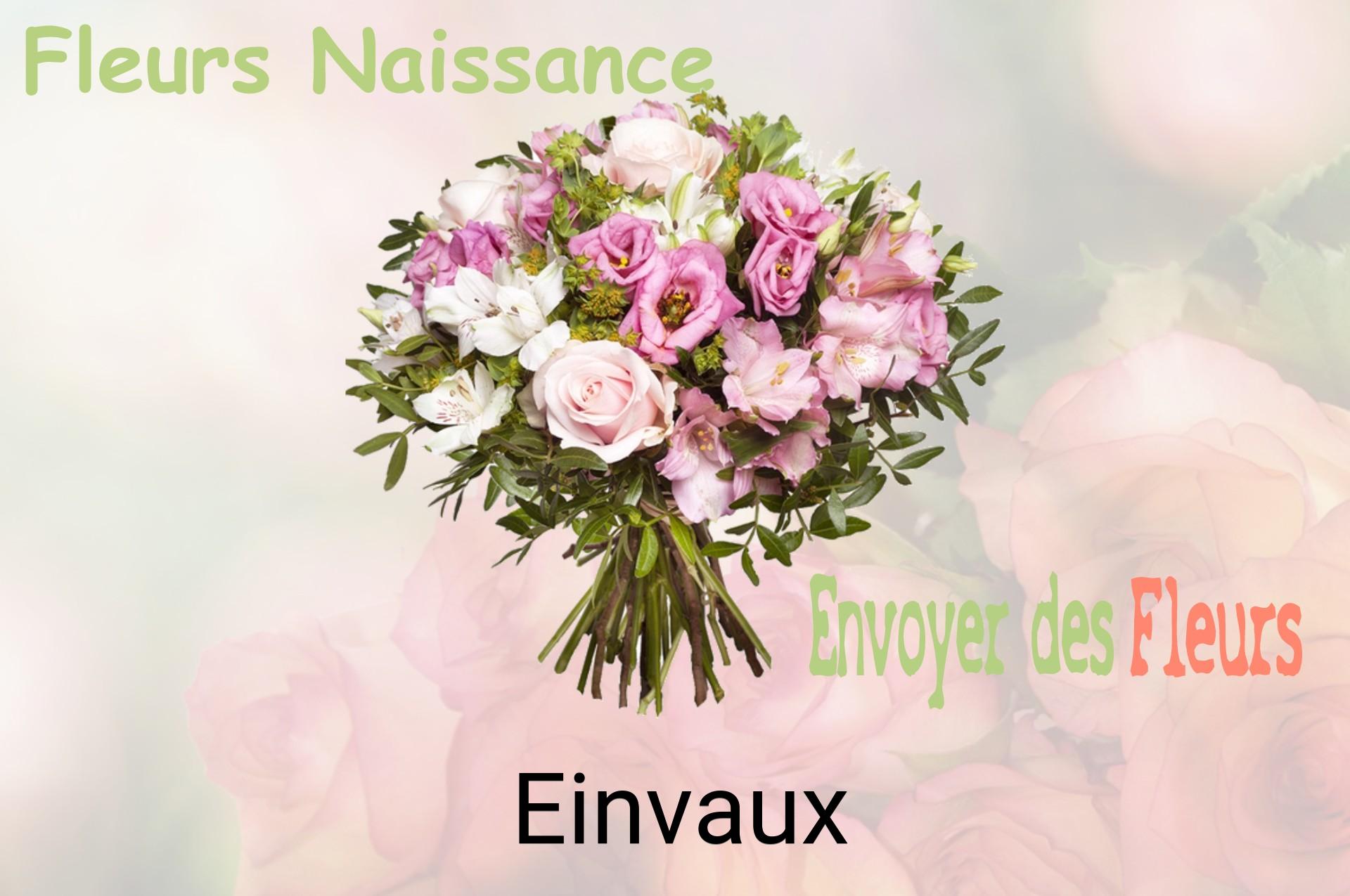 Bouquet de fleurs de naissance livré à Einvaux