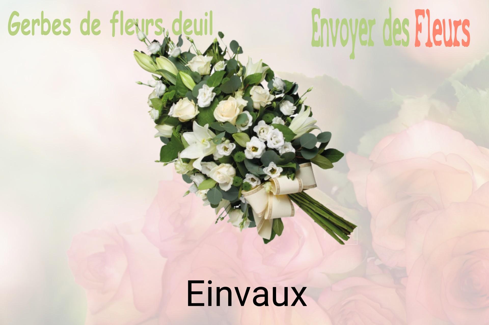 Gerbe de fleurs de deuil livrée à Einvaux